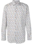 Finamore 1925 Napoli Cat Print Shirt - White