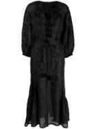 Vita Kin Fitted Tassel Dress - Black