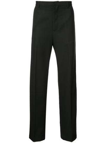 Chin Mens Mid Rise Trousers - Black