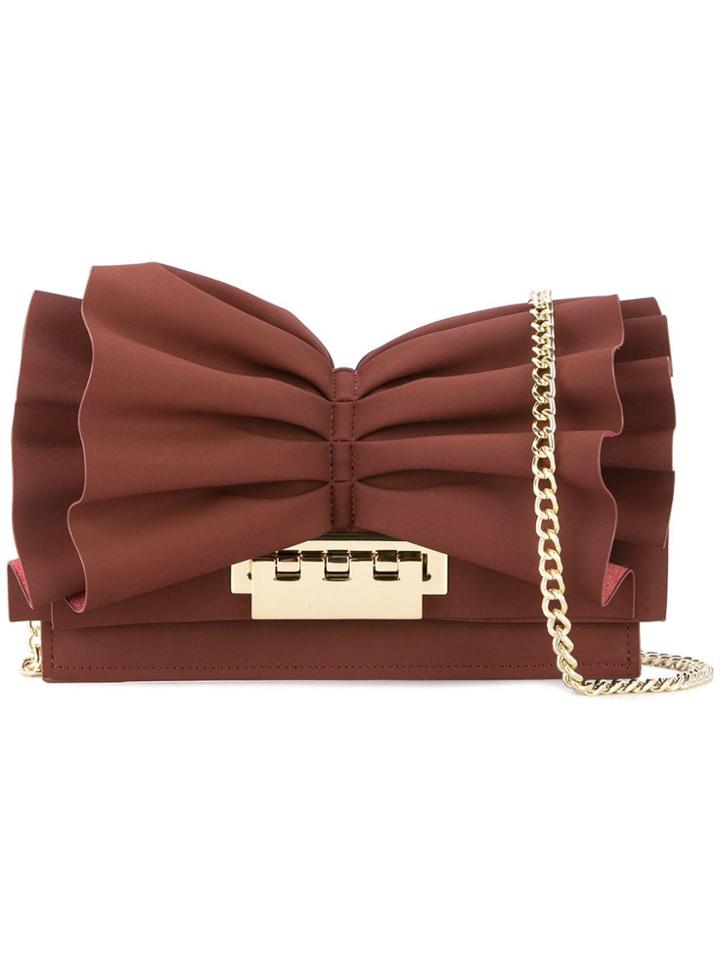 Zac Zac Posen Earthette Flat Clutch - Red