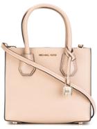 Michael Michael Kors Padlock Charm Tote - Nude & Neutrals