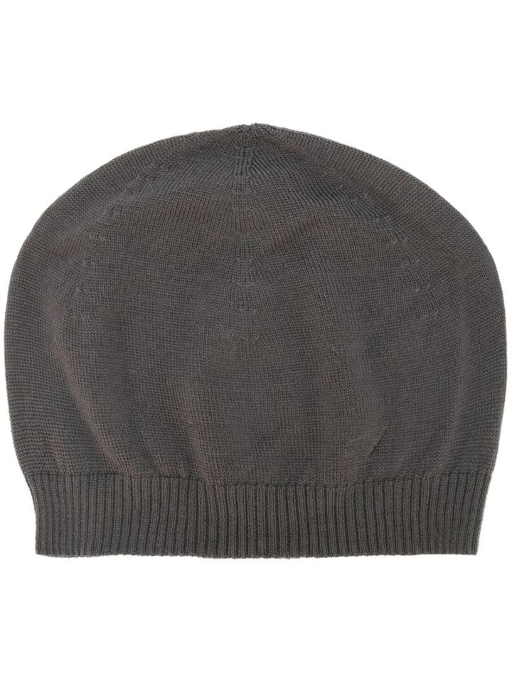 Rick Owens - Knit Beanie - Men - Virgin Wool - One Size, Grey, Virgin Wool