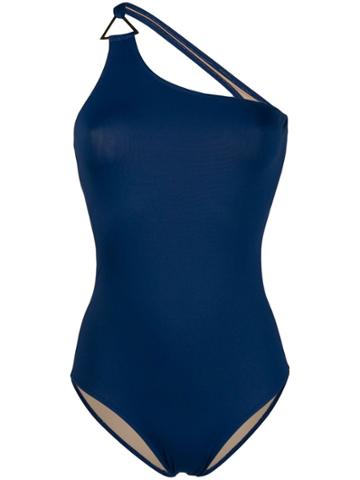 Zeus+dione Demeter One-shoulder Swimsuit - Blue