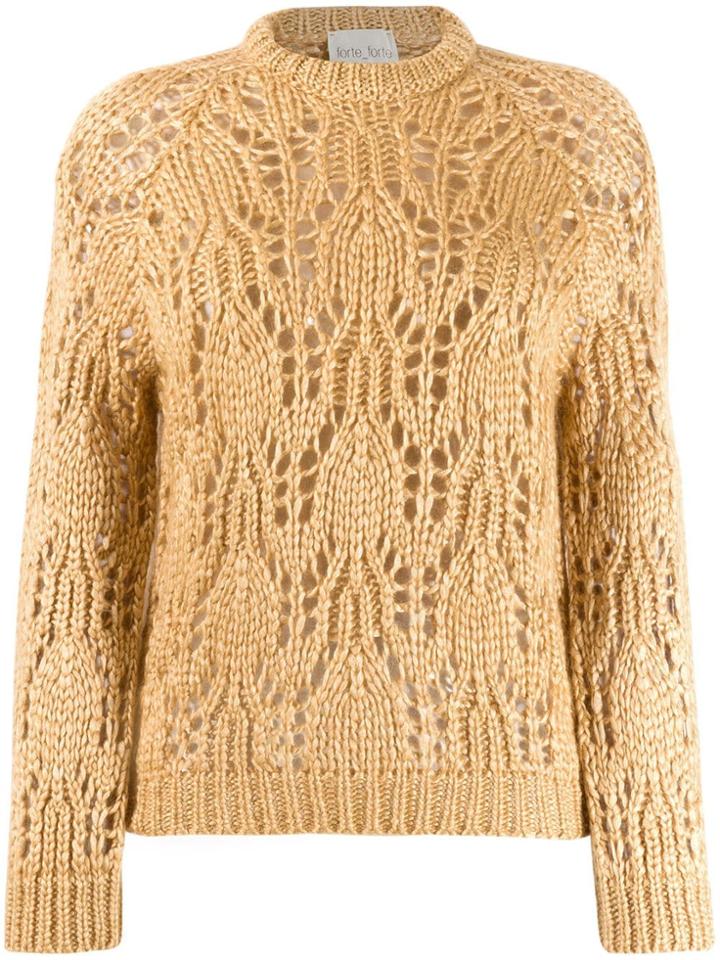 Forte Forte Crochet Knit Jumper - Neutrals