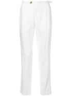 Venroy Side Tab Trousers - White