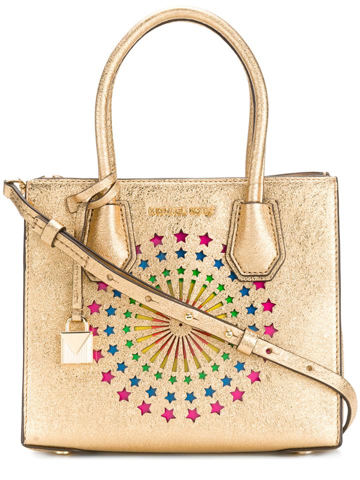 Michael Michael Kors Mercer Star Tote - Metallic