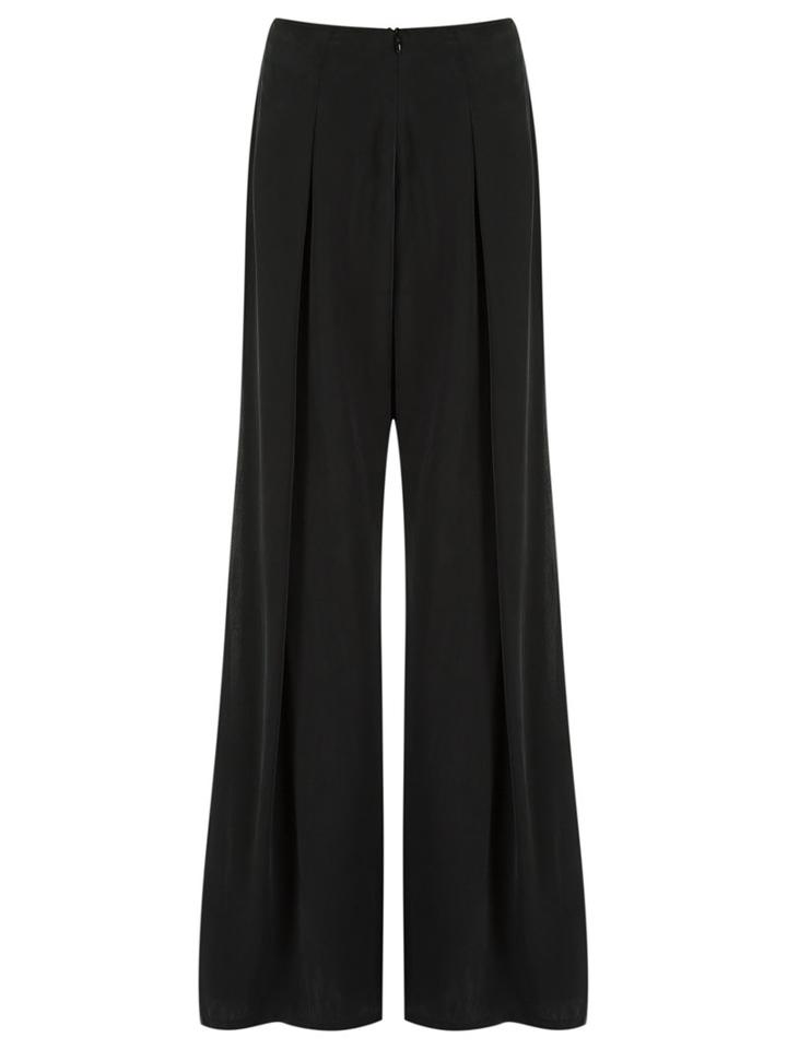 Uma Raquel Davidowicz - Silk Trousers - Women - Silk - 40, Grey, Silk