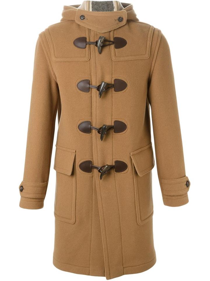 Burberry Duffle Coat, Men's, Size: Small, Nude/neutrals, Polyamide/wool