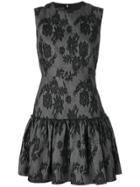 Giambattista Valli Jacquard Lace Mini Dress - Grey