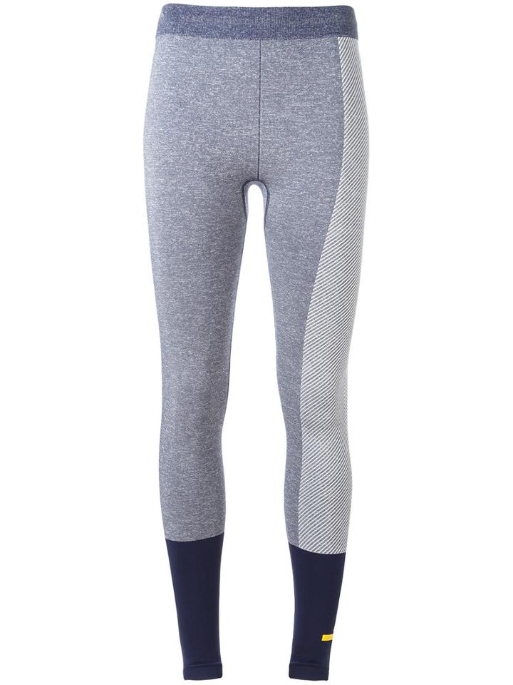 Adidas By Stella Mccartney Block Panel Leggings, Women's, Size: Medium, Blue
