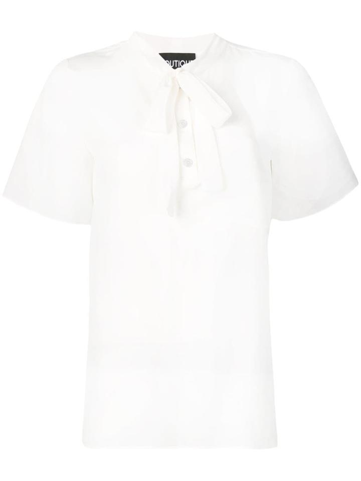 Boutique Moschino Shortsleeved Blouse - White