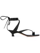 Derek Lam Sirene Strappy Ankle-wrap Sandal - Black