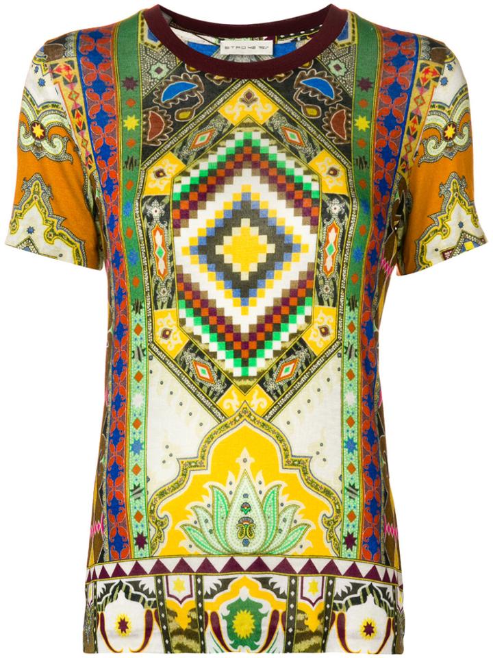 Etro Printed T-shirt - Nude & Neutrals