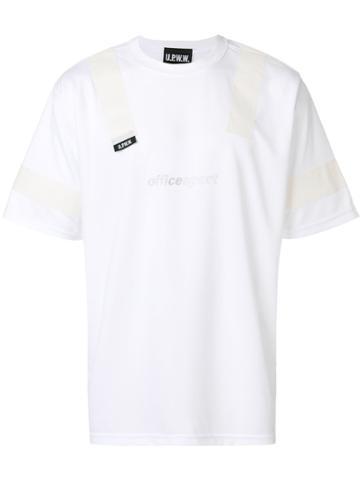 Utility Pro Oversized Strap Detail T-shirt - White