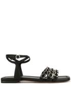 3.1 Phillip Lim Chain Embellished Sandals - Black