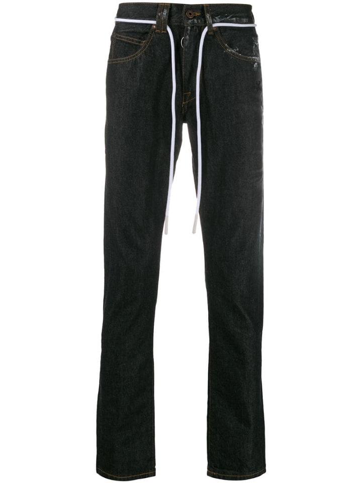 Off-white Sprayed Arrows Jeans - Grey