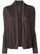 Sottomettimi Open Front Cardigan - Brown