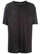 T By Alexander Wang Pilling T-shirt, Men's, Size: Small, Black, Silk/rayon