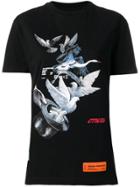 Heron Preston Doves Print T-shirt - Black