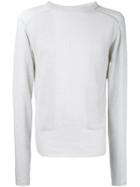Rick Owens Crew Neck Jumper - White