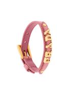 Prada Logo Charm Bracelet - Pink & Purple