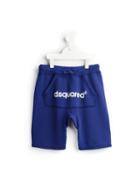 Dsquared2 Kids Drop Crotch Logo Shorts, Boy's, Size: 12 Yrs, Blue