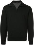 Comme Des Garçons Vintage Half-zip Sweatshirt - Black