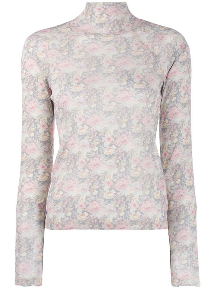 Nanushka Tapestry Flower Jumper - Grey