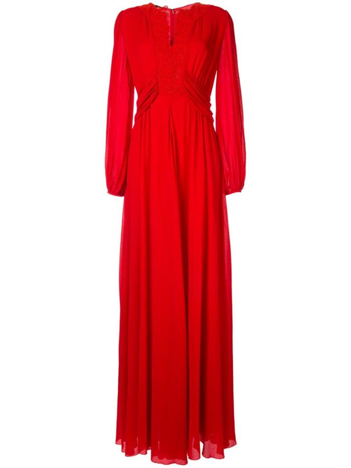 Giambattista Valli Deep Rouge Dress - Red