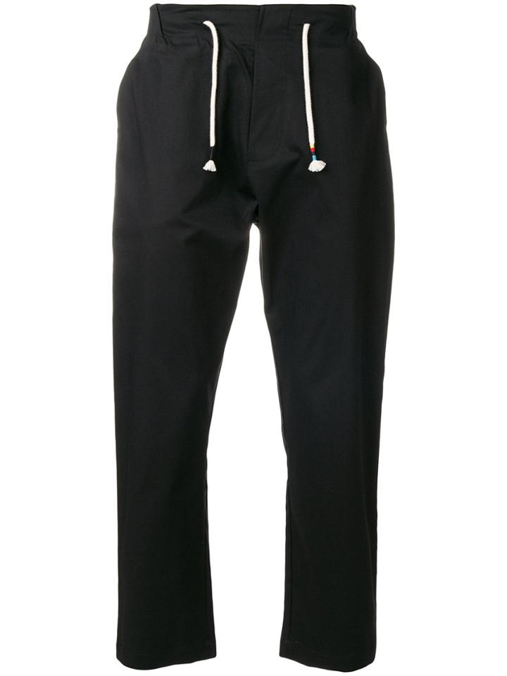 The Silted Company Cropped Trousers - Black