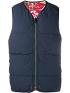 Visvim Kuba Reversible Down Vest - Blue
