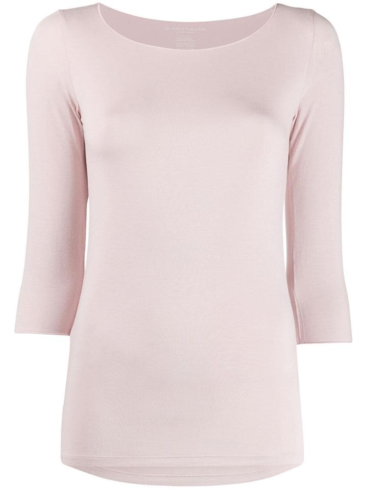 Majestic Filatures Stretch Jersey Top - Pink