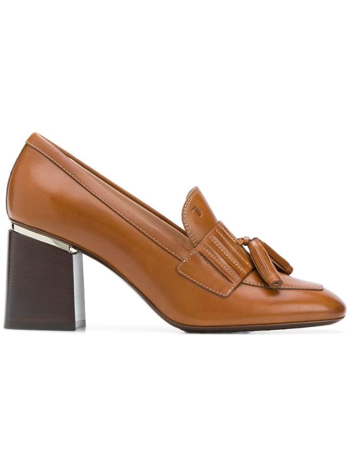 Tod's Tassel Detail Pumps - Brown