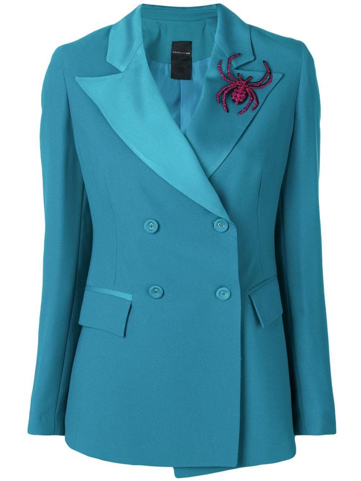 Marc Ellis Double Breasted Blazer - Blue