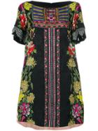 Etro Floral Print Shift Dress - Multicolour