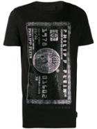 Philipp Plein Embellished Credic Card T-shirt - Black