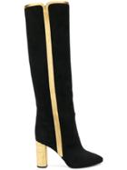 Saint Laurent Loulou Knee High Boots - Black