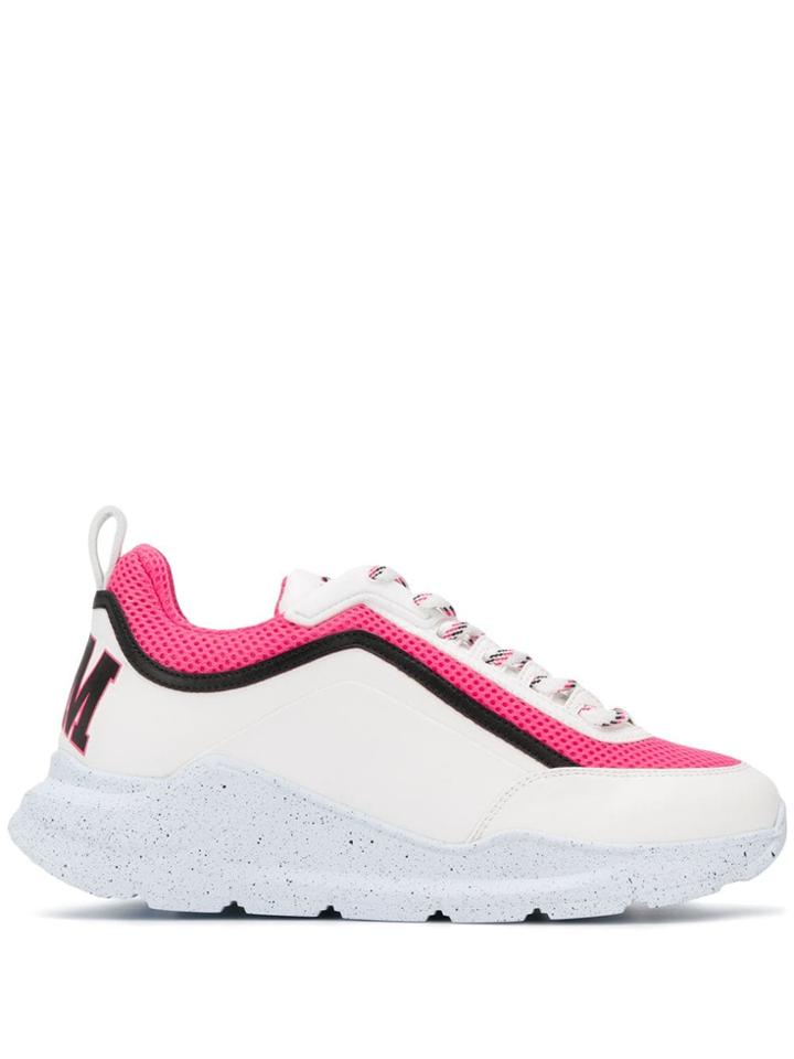 Msgm Pumped Sole Sneakers - White