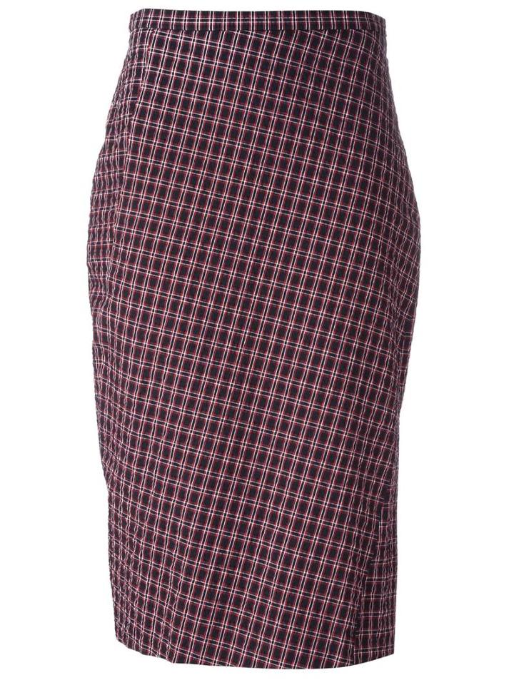 Altuzarra Vic Skirt, Women's, Size: 38, Red, Cotton/spandex/elastane/polyester
