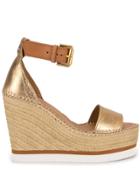 See By Chloé Metallic Wedges - Brown