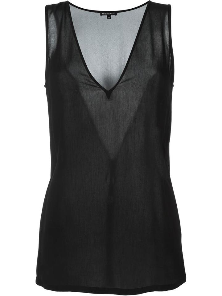 Ann Demeulemeester V-neck Tank Top