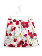 Dolce & Gabbana Kids Daisy And Poppy Print Shorts