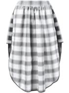 Vivienne Westwood Checked Pleat Detail Skirt, Women's, Size: S, Black, Polyester/cotton/spandex/elastane