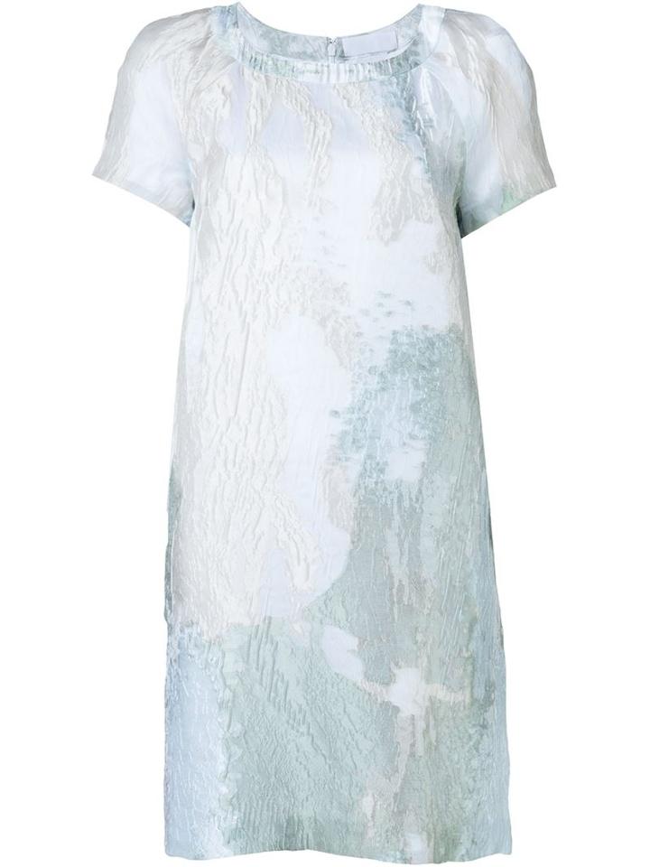 Co Raglan Jacquard Dress, Women's, Size: Small, Acetate/silk/polyamide