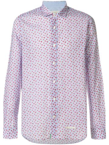 Tintoria Mattei Floral Print Shirt - Blue