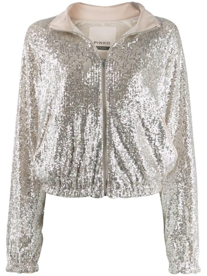 Pinko Derby Jacket - Silver
