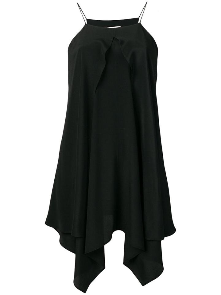Cédric Charlier Nero Ruffled Top - Black