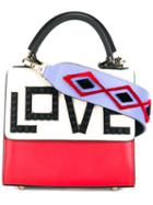Les Petits Joueurs Micro Alex Black Widow Bag, Women's, Leather/plastic/metal