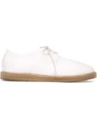Marsèll Classic Lace-up Shoes, Men's, Size: 41.5, White, Leather/wood
