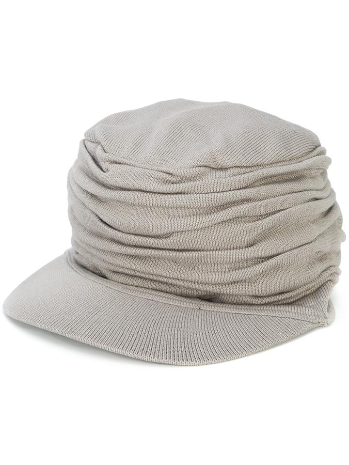 Yohji Yamamoto Knit Work Cap - Grey